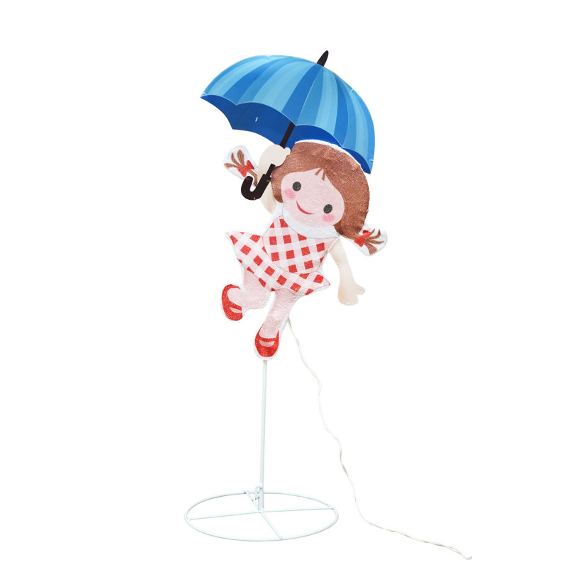 36in Rudolph 2D PreLit LED Misfit Doll
