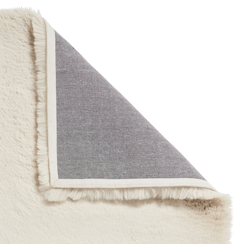 Tamecca area rug Table Tufted Rectangle Beige, Rectangle 60 x 120cm