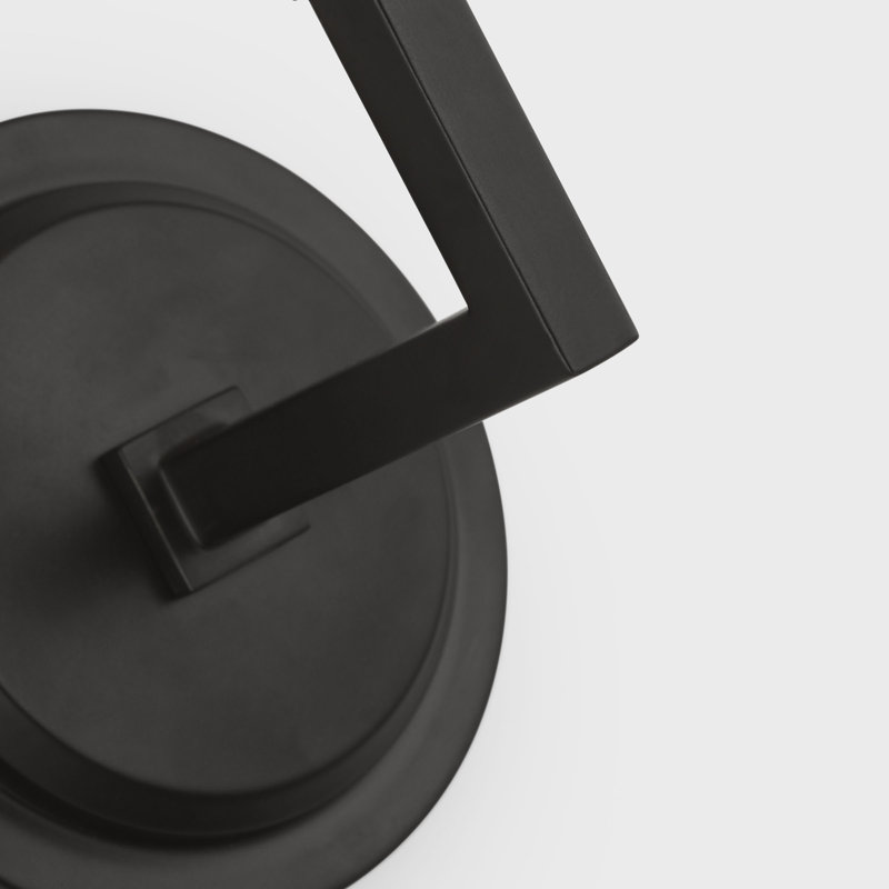 Thomas O'Brien Coughlin 1 Light Bathroom Bedroom Wall Fixture With White Linen Shade, Aged Iron