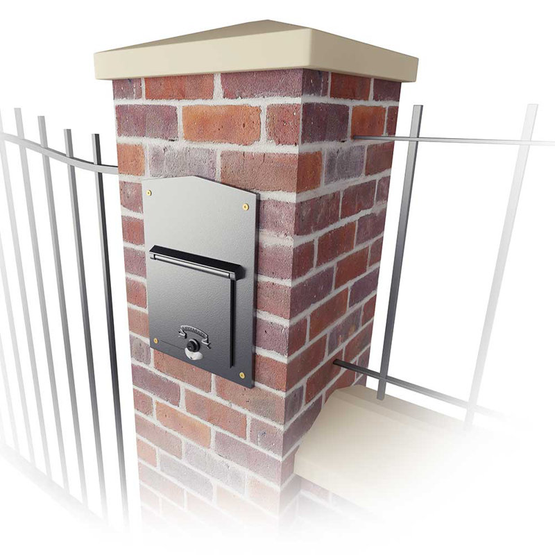 Kingsbury Aluminum Wall Mounted Mailbox