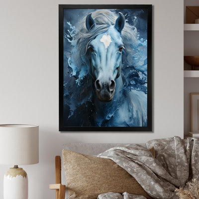 Blue Horse Vibrant Blue Equine III  Blue Horse Vibrant Blue Equine III