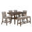 Marcello Brown Bar Bench