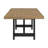Black Trestle Table With Leaf