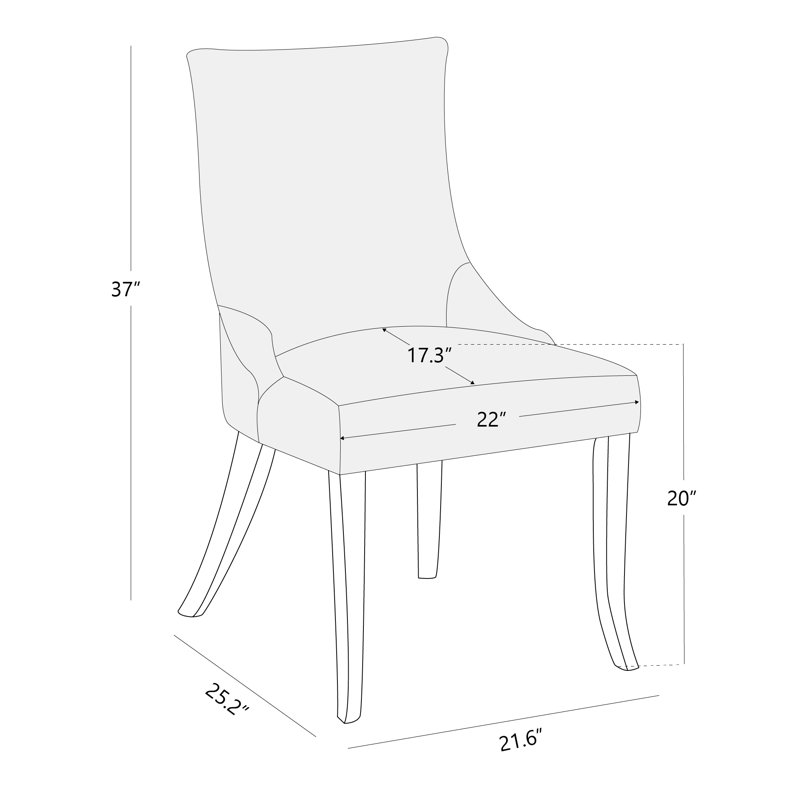 Chaise rembourrée en tissu Performance, Tissu lin