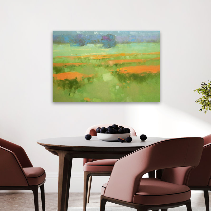 Prairie - Art contemporain de paysages, H 24 po x l 36 po