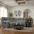 Grayson 107" Modular Reclining Sectional with Storage Console