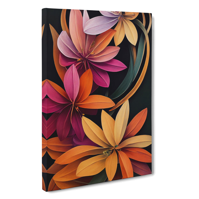 Many Flowers - Wrapped Canvas Print, 50cm H x 35cm W x 3cm D
