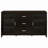 Nyler Cappuccino 3-drawer Rectangular TV Console