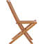 California Outdoor Teak Dining Side Chair