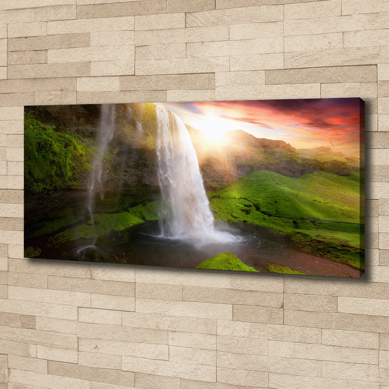 Waterfall - No Frame Print on Canvas