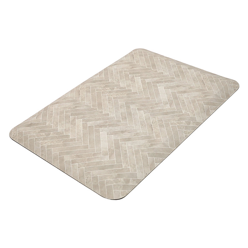 Tapis de cuisine antidérapant Happy Feet, Rectangle 1 pi 10 po x 2 pi 8 po