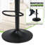 Chaises de bar pivotantes en cuir PU Moorebank-1166375743
