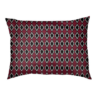 Byrge Geometric Fleece Pet Bed