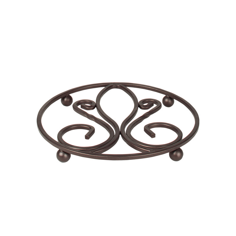 Cynthia Stainless Steel Round 1 Piece Trivet