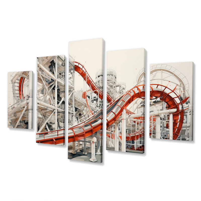 Reeder - reproduction d'art sur toile - 5 panneaux