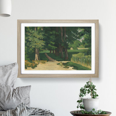 Cezanne - Allee Im Jas De Bouffan by Paul Cezanne - Picture Frame Painting