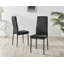 Keensburg Luxury Velvet Modern Tall Back Dining Chairs with Metal Legs & Diamond Stitching-1959378709-1959378708