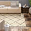 Tapis ivoire / bleu Finkle-55389869