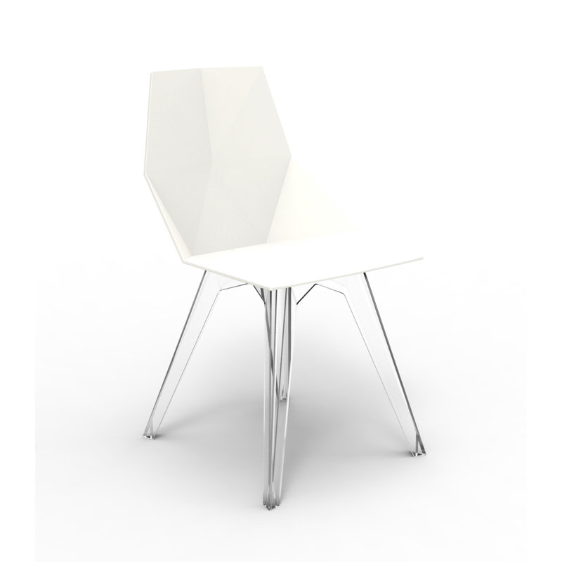 Faz Patio Dining Chair, White