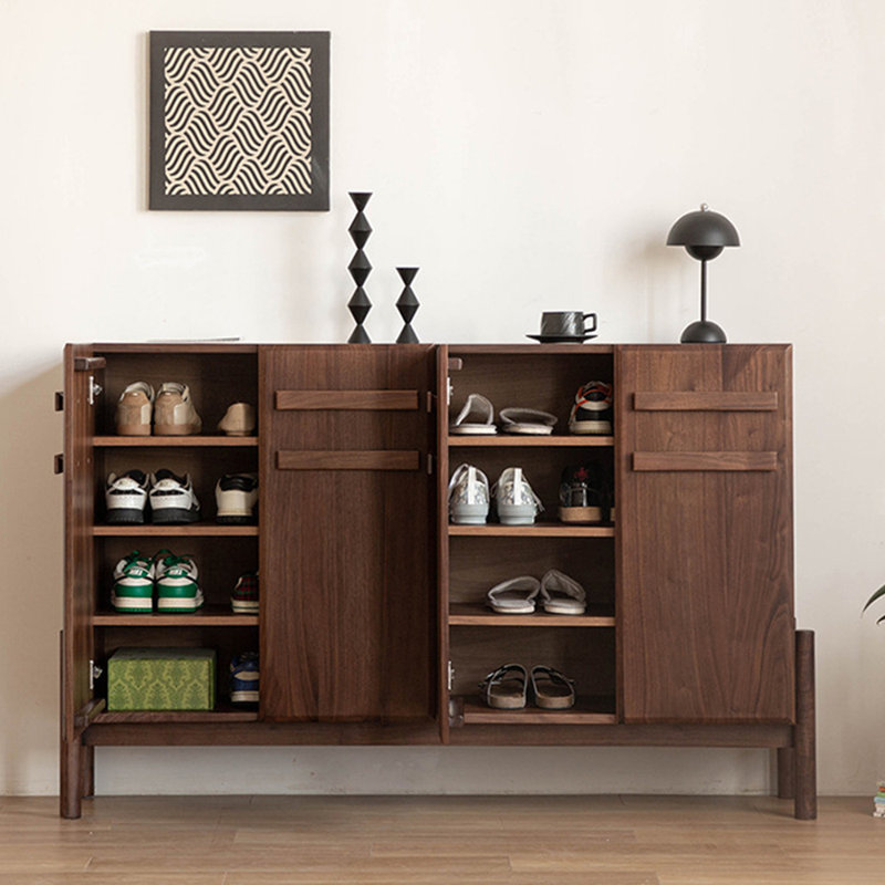 Armoire de rangement pour chaussures Retro, 39.37" H x 70.87" W x 14.96" D