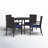 Alyah 4 - Person Patio Dining Set with Round Table , Cushions Included