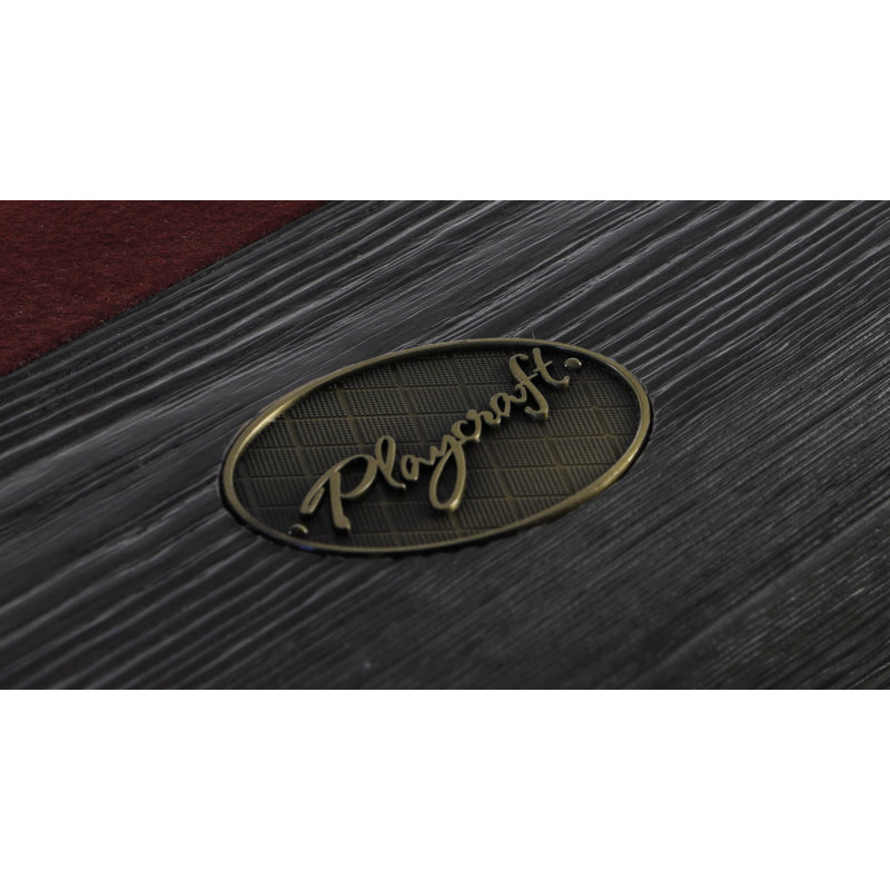 Table de billard en ardoise Rio Grande avec installation professionnelle (valeur de 895 $) incluse, Corbeau blanchi, Vin