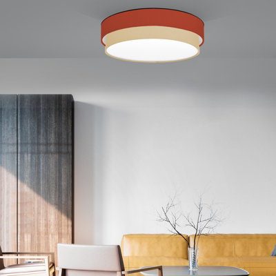 Avory Fabric Flush Mount