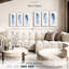 «Feather Ethnic Patterns Splash» sur toile-1107089256