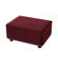 Canapé Chesterfield de 41,3 po à une place revêtu de chenille, canapé capitonné moderne Mid-Century avec repose-pieds et 1 coussin décoratif-667733020-670644852