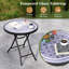 Glass Top End Table