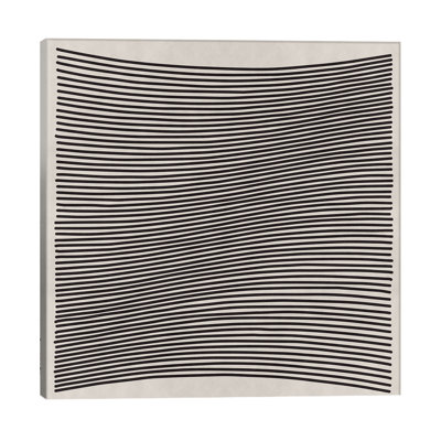 Modern Art - Wavy Lines - Wrapped Canvas Print