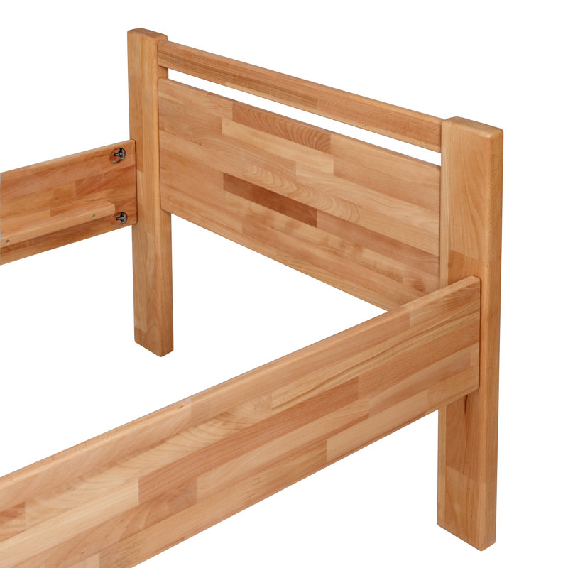 Nero Senior Bed Solid Wood, Single (3')