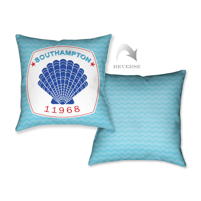South Hampton Reversible Throw Pillow