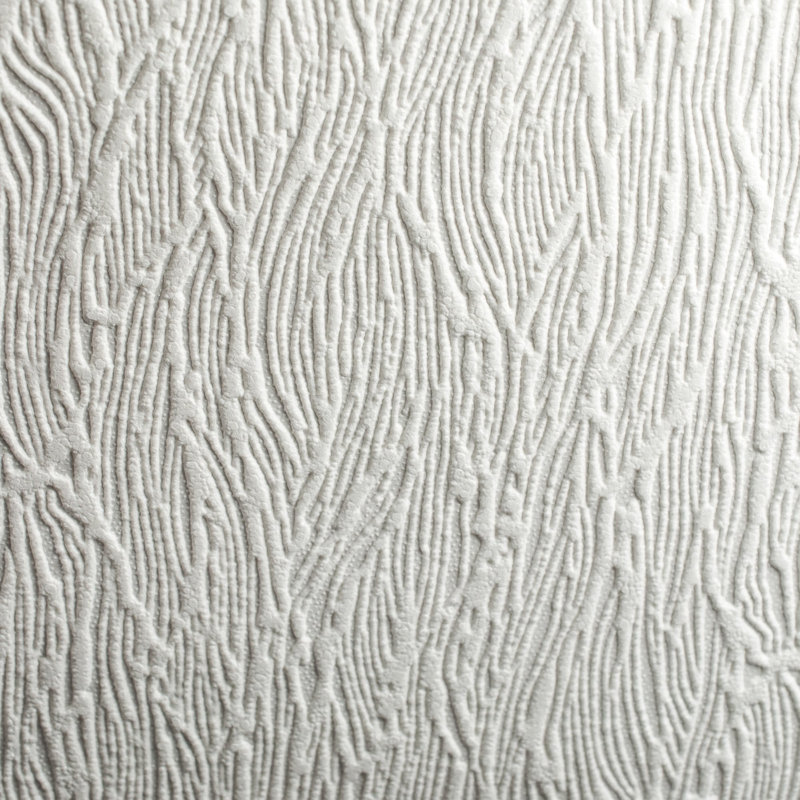 Superfresco Paintable Bark White Durable Heavy Duty Paste the Paper 10m x 52cm Matte Wallpaper Roll