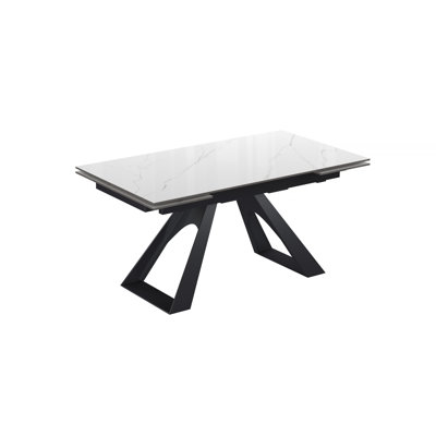 Baudilia 160-240cm Ceramic Extending Dining Table