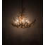 Lustre fantaisie 8 lumières panache mule Deer