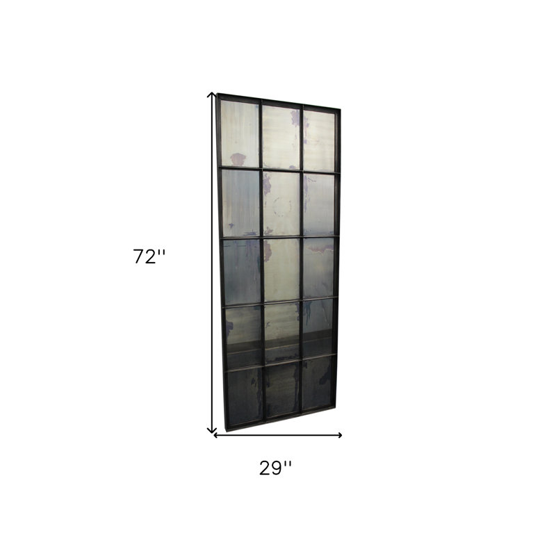 Yavonia Metal Rectangle Wall Mirror