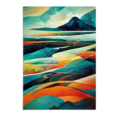 Abstract Mountain Landscape No.1 - Wall Art