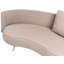 Delynda 210cm Wide Curved Metal Patio Sectional with Cushions-1513395466