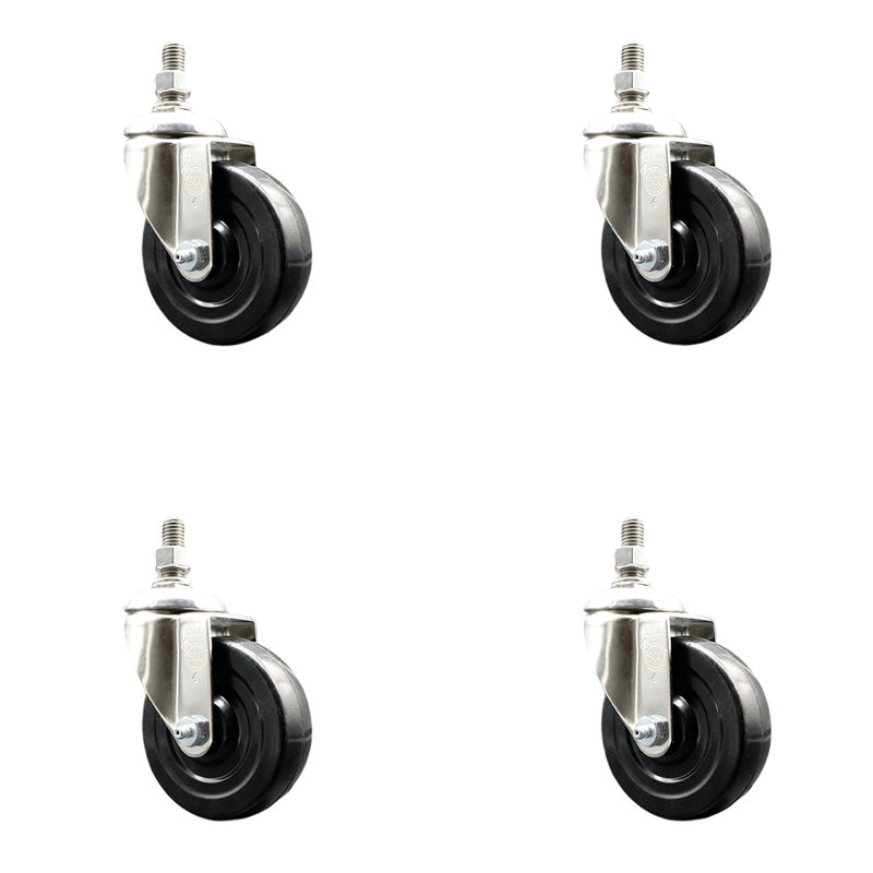 Soft Rubber Swivel Caster