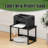 Sahitya Printer Stand With Storage For Desk, Black Desktop Printer Stand Shelf Organzier For Home/Office Heavy Duty Printer Riser Under Desk Small Table For Printer Fax Machine Copier Scanner