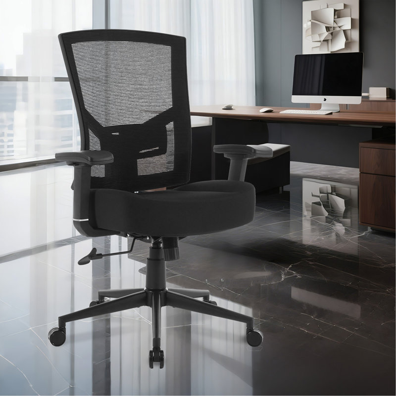 Grande et grande chaise de bureau de 600 lb avec un soutien lombaire pour un travail quotidien de huit heures en filet ergonomique