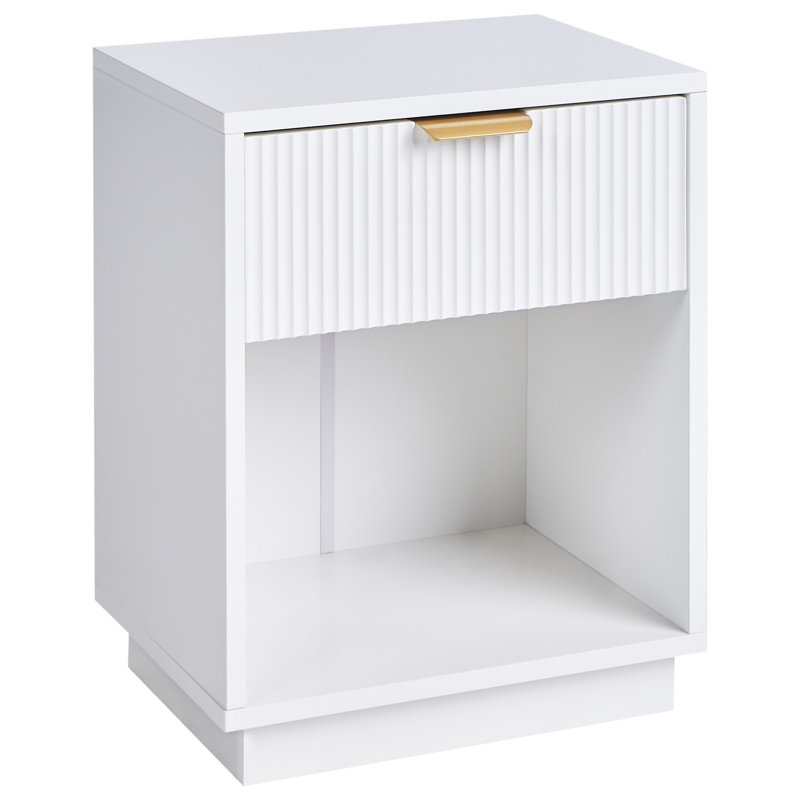 SUMMERVILLE 40cm W Manufactured Wood Bedside Table