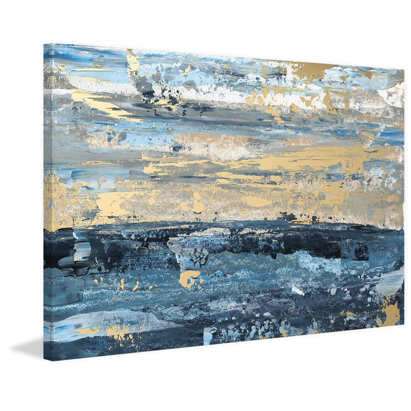 « envoûtantes horizon », reproduction de peinture à l’acrylique sur toile tendue, H 12 po x l 18 po x p 1,5 po