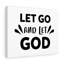 Let Go And Let God - Wrapped Canvas Print-1598545688