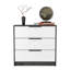 Commode 3 tiroirs, plateau supérieur