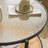 Black Round Rattan Shelf Coffee Table