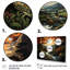 «Orange Green Mountain Garden of Eden I», reproduction d'art sur toile-1346806474-1346806478