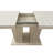 Rectangular Extendable Dining Table with sturdy base