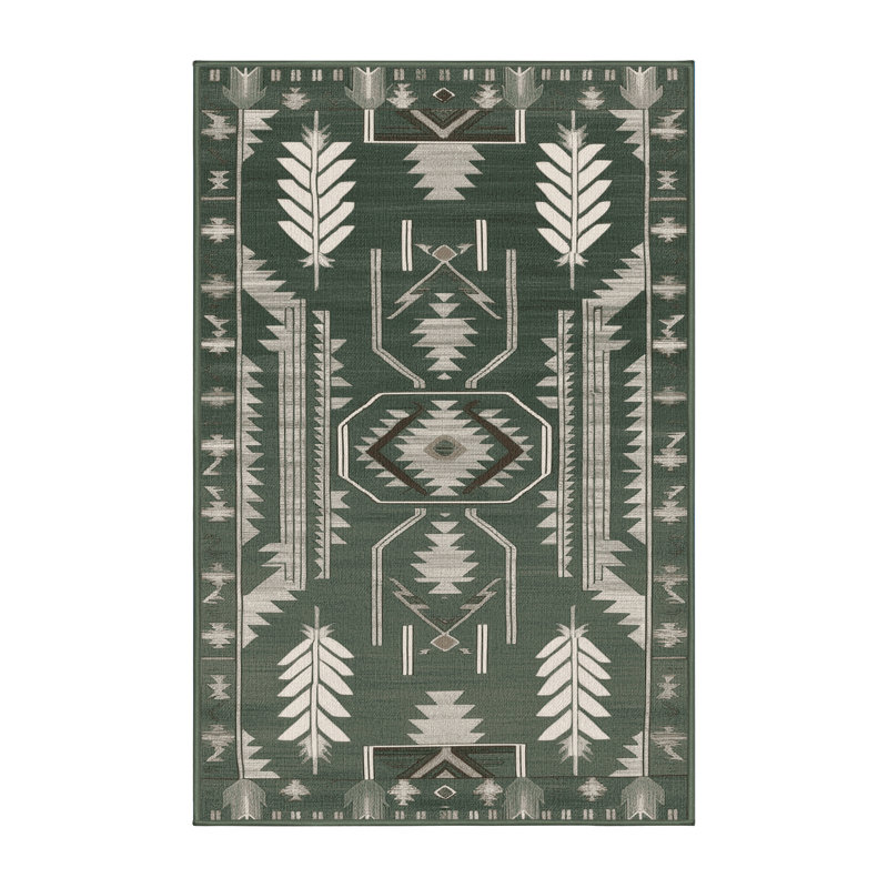 Tapis lavable Sagebrush Southwestern, Tapis de couloir 2 pi x 5 pi